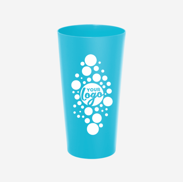 matt tumbler large 600ml matt finish turquoise silk screen