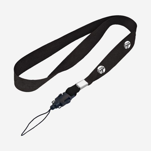 LANYARD CELLPHONE ATTACHMENT ONE SIDE BLACK