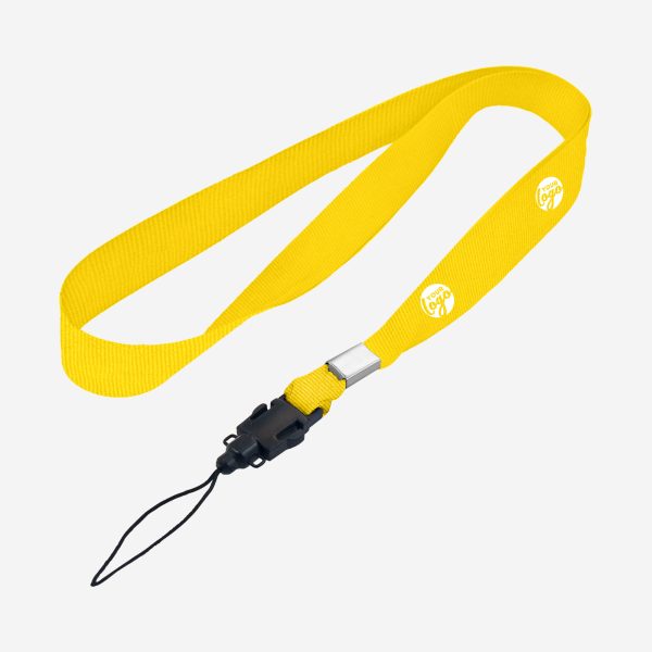LANYARD CELLPHONE ATTACHMENT ONE SIDE YELLOW