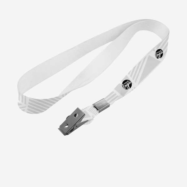 Dye Sublimation Lanyard - Crocodile Clip 1 LANYARD MOCK UP CROCODILE CLIP ONE SIDE