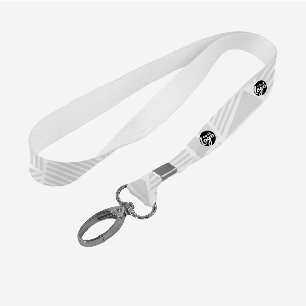 Dye Sublimation Lanyard - Lobster Hook 1 LANYARD MOCK UP LOBSTER HOOK ONE SIDE