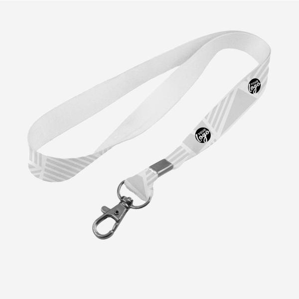 Dye Sublimation Lanyard - Spring Hook 1 LANYARD MOCK UP SPRING HOOK ONE SIDE