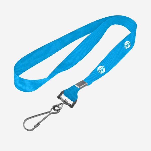 LANYARD SWIVEL HOOK ONE SIDED CYAN