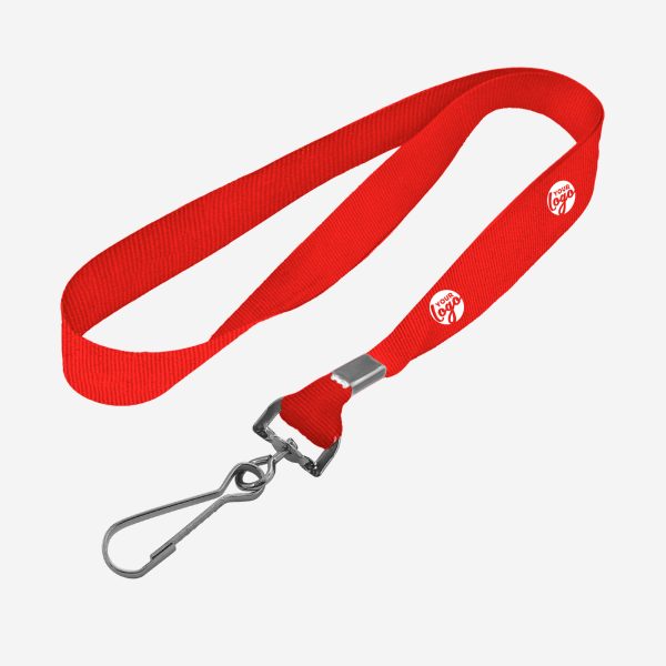LANYARD SWIVEL HOOK ONE SIDED RED
