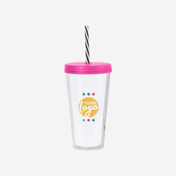 REF 1125PS Candy Travel Cup Double Wall Magenta