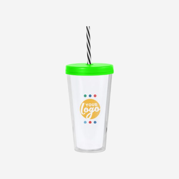 REF 1125PS Candy Travel Cup Double Wall Neon Green