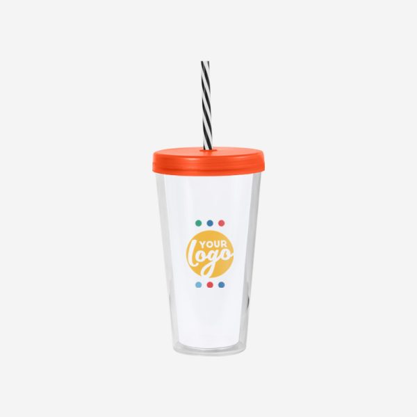 REF 1125PS Candy Travel Cup Double Wall Orange