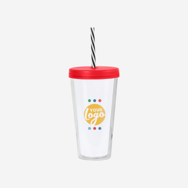 REF 1125PS Candy Travel Cup Double Wall Red