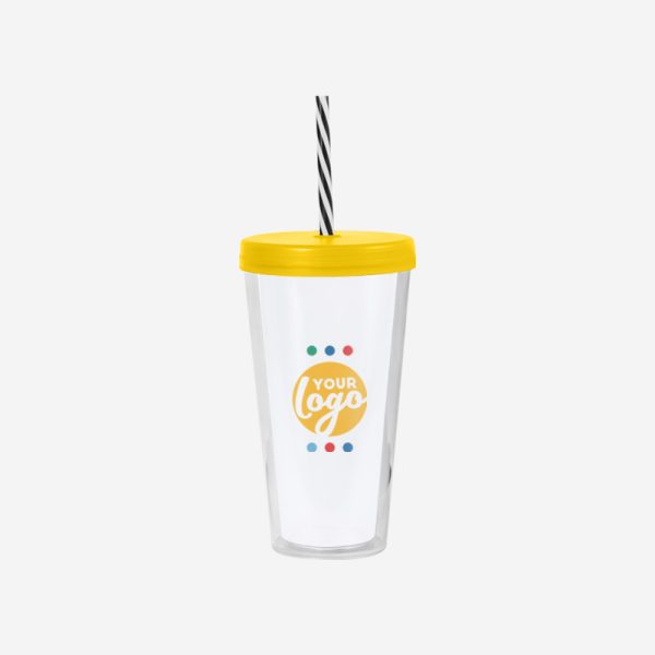 REF 1125PS Candy Travel Cup Double Wall Yellow