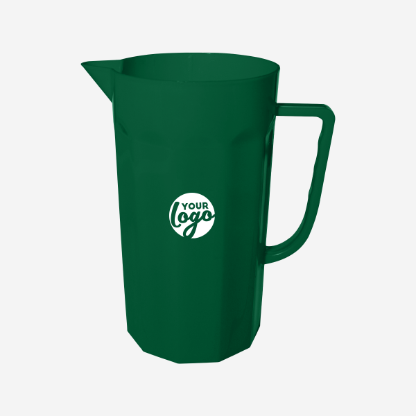 REF 1304 LUMO JUG PP SOLID 1.25 litre without lid BOTTLE GREEN 1