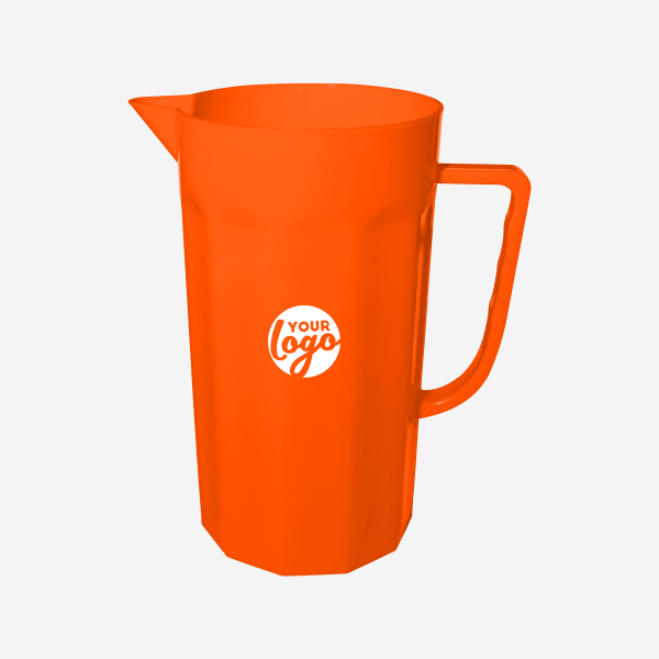 REF 1304 LUMO JUG PP SOLID 1.25 litre without lid ORANGE 1