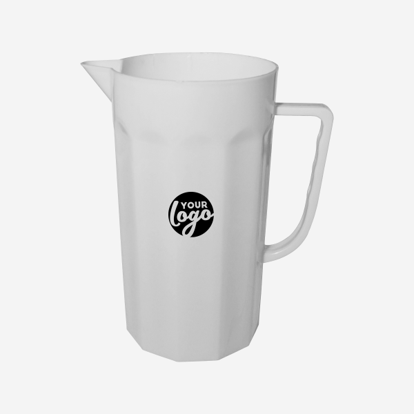 REF 1304 LUMO JUG PP SOLID 1.25 litre without lid WHITE 1