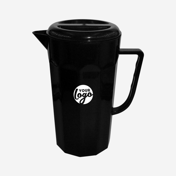 REF 1305 LUMO JUG PP SOLID 1.25 litre with lid BLACK