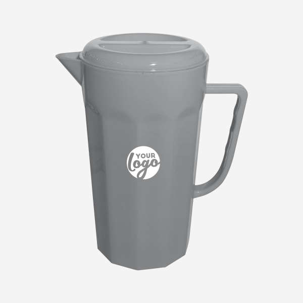 REF 1305 LUMO JUG PP SOLID 1.25 litre with lid GRAY
