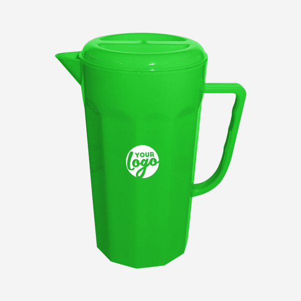 REF 1305 LUMO JUG PP SOLID 1.25 litre with lid LIME NEON GREEN