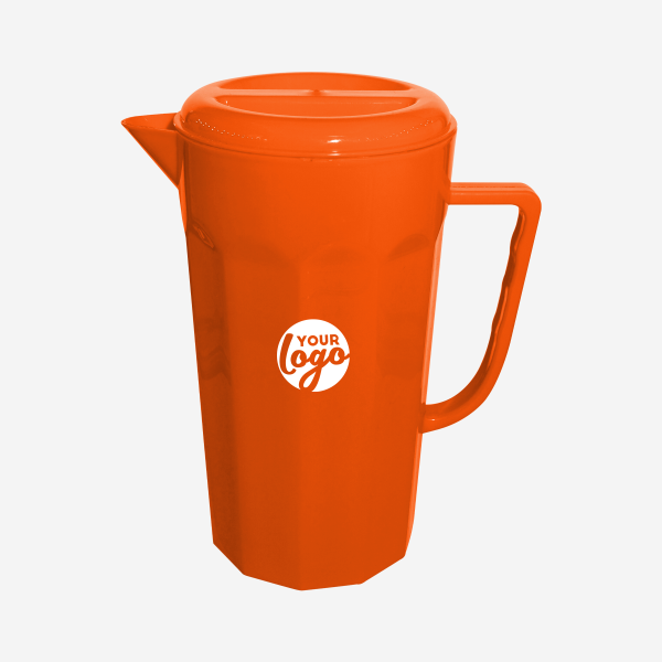 REF 1305 LUMO JUG PP SOLID 1.25 litre with lid ORANGE