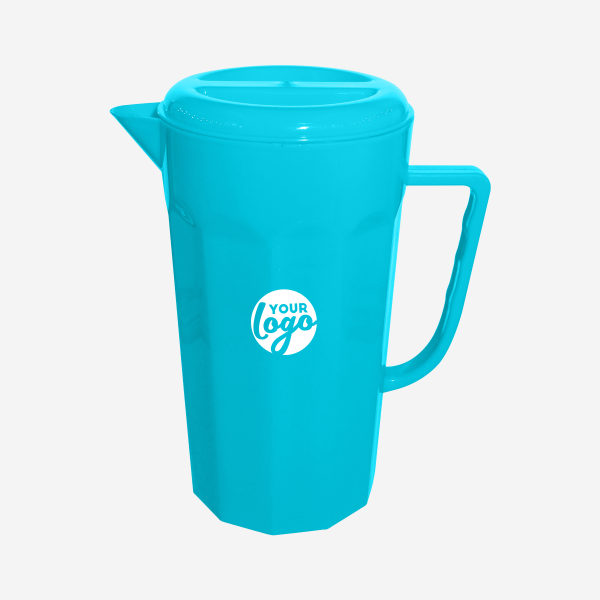 REF 1305 LUMO JUG PP SOLID 1.25 litre with lid TURQUOISE