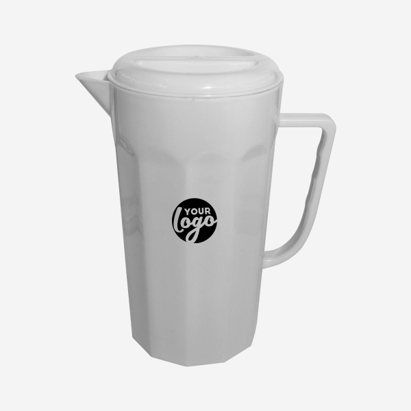 REF 1305 LUMO JUG PP SOLID 1.25 litre with lid WHITE
