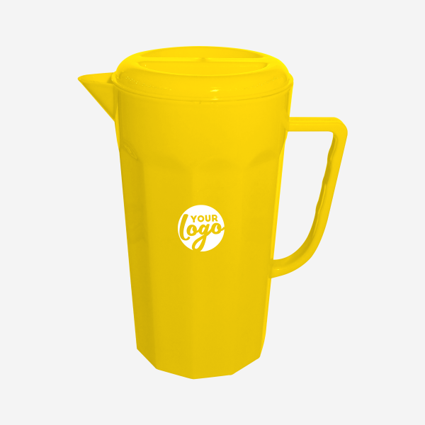 REF 1305 LUMO JUG PP SOLID 1.25 litre with lid YELLOW 2