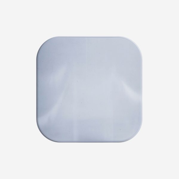 Ref 440 Square Clear Coaster Plain no Cork D