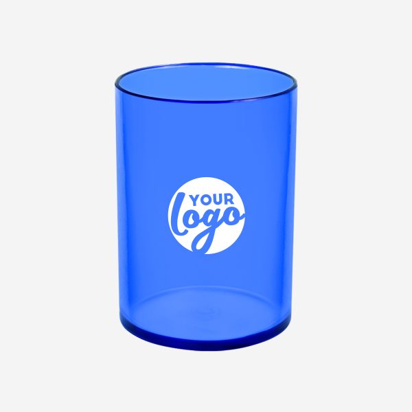 Ref 512PS Pencil Cup Clear Lumo Blue Pad