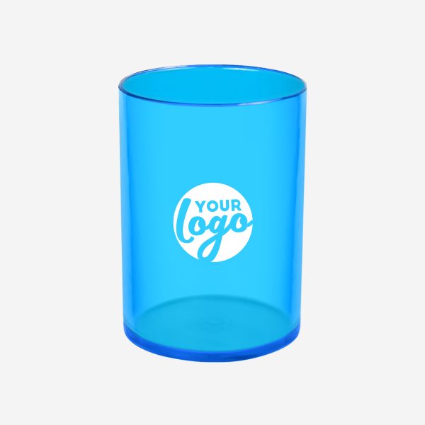 Ref 512PS Pencil Cup Clear Turquoise Pad