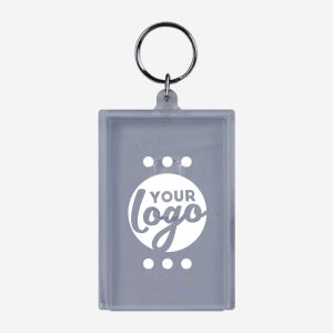 CK9P Rectangle Sonic Welded Open End Keyring