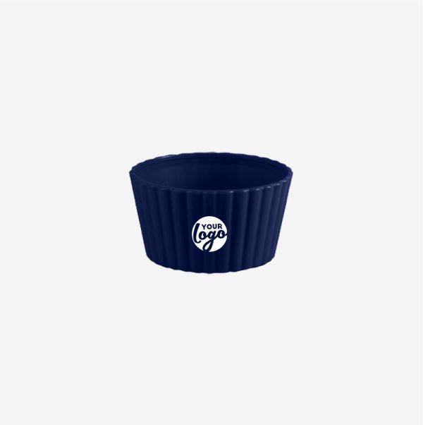 Ref 448 Mini Round Fluted Bowl navy blue