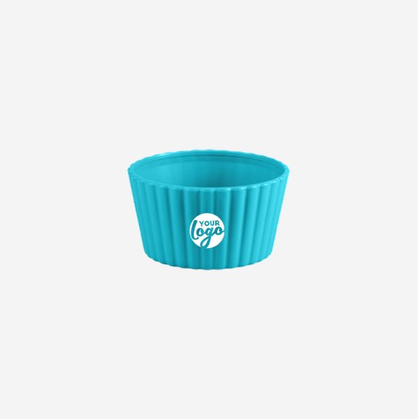 Ref 448 Mini Round Fluted Bowl turquoise