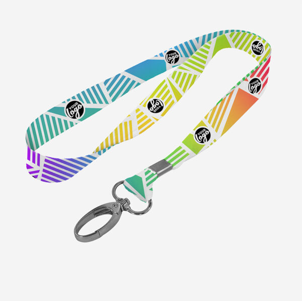 REF 1174 DYE SUB LANYARD TWO SIDE LOBSTER HOOK