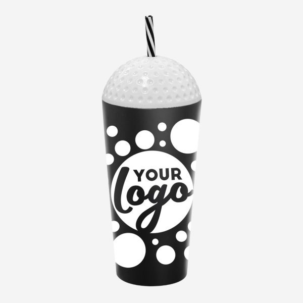 Golf Matt Tumbler - 600ml 2 REF 1770 M C GOLF GOLF MATT TUBMLER BLACK SILK