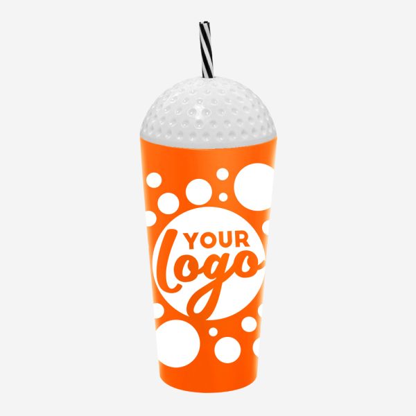 Golf Matt Tumbler - 600ml 15 REF 1770 M C GOLF GOLF MATT TUBMLER ORANGE SILK