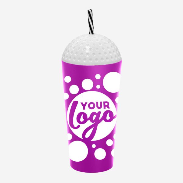 Golf Matt Tumbler - 600ml 16 REF 1770 M C GOLF GOLF MATT TUBMLER PURPLE SILK