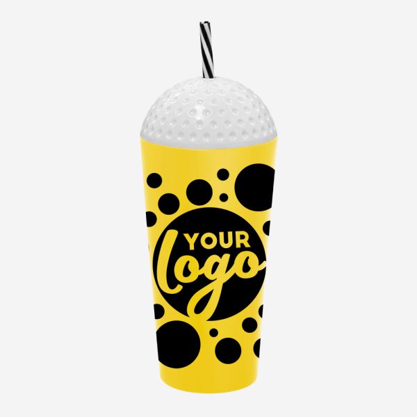 Golf Matt Tumbler - 600ml 14 REF 1770 M C GOLF GOLF MATT TUBMLER YELLOW SILK