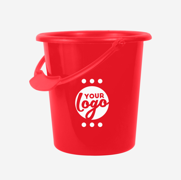 Beach Bucket 37 Ref 761 Beach Bucket Red