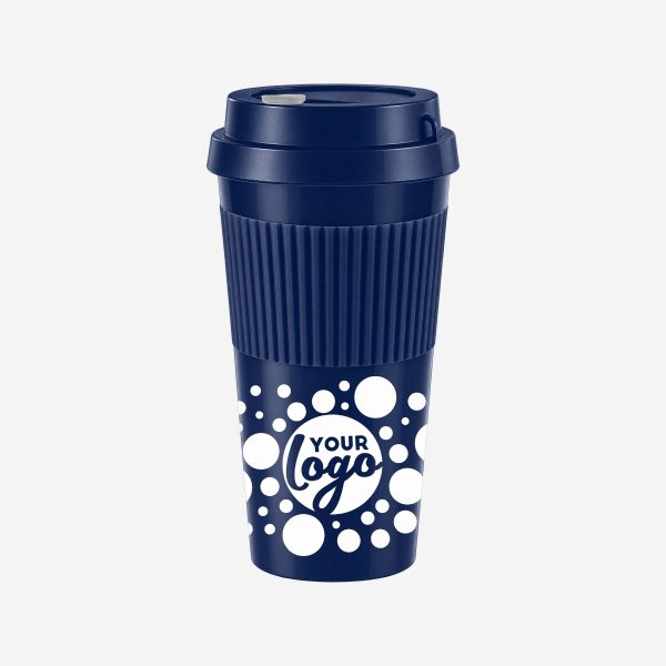 REF 1092PP SLEEVE TRAVEL CUP NAVY BLUE SILK